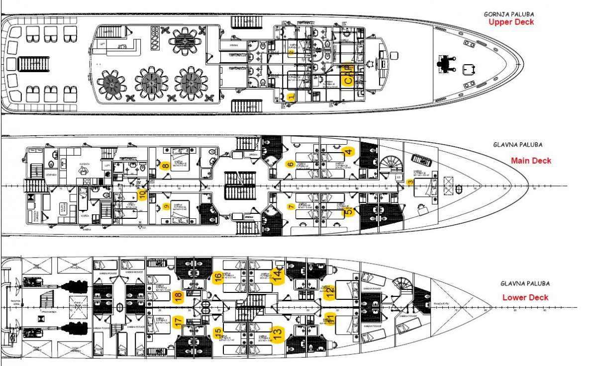 Agape Rose Deck Plan