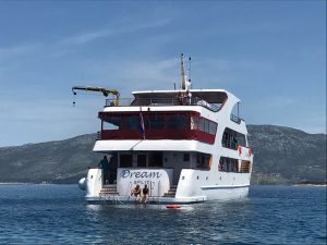 MS Dream Croatia Cruise ship swimming platform