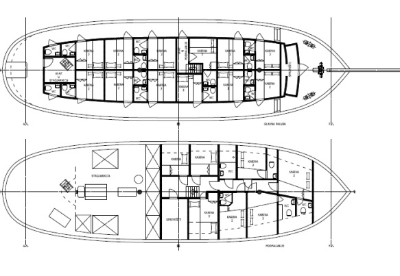 MS Novi Dan Croatia Cruise Ship Deck Plan
