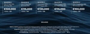 MS Freedom Luxury Croatia Cruise Ship Charter Prices 2024